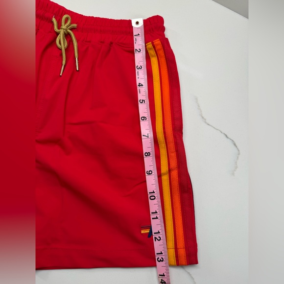 🔥NWT -AVIATOR NATION KIDS FLEX BOARD SHORTS - RED - Picture 10 of 11